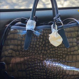 Handbag snakeskin like